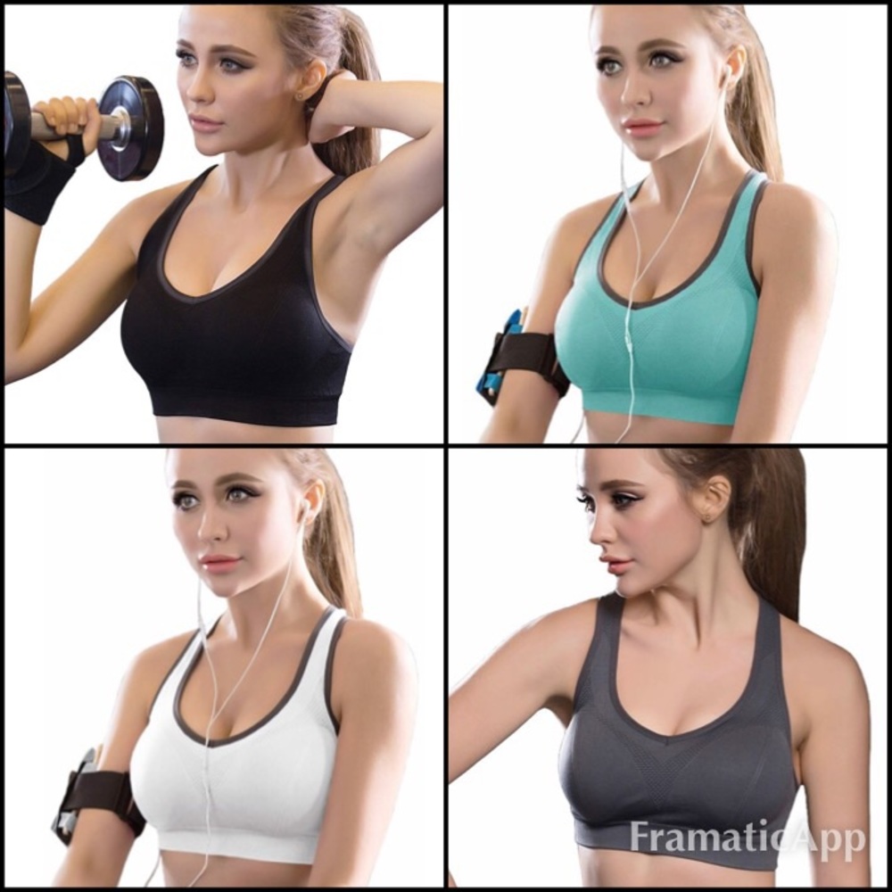 Sports bras x4 pack